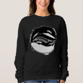 Orca Whale For Whale Watchers Sweatshirt (Vorderseite)