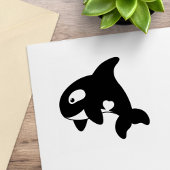 Orca Whale Gummistempel