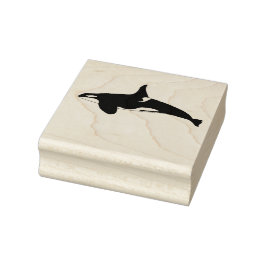 Orca Whale Gummistempel