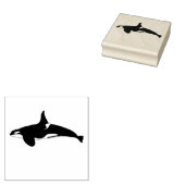 Orca Whale Gummistempel (Stempel)