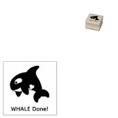 Orca Whale (gut) Fertig Gummistempel (Stempel)
