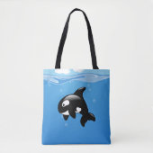 Orca Whale im Ozean Tasche (Vorderseite)
