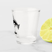 Orca Whale, Killer Whale Personalisiert Schnapsglas (Rechts)