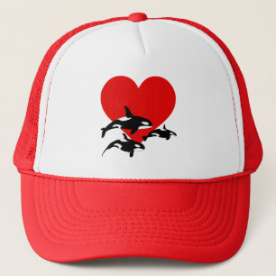 Orca Whale Lover Niedlich Truckerkappe