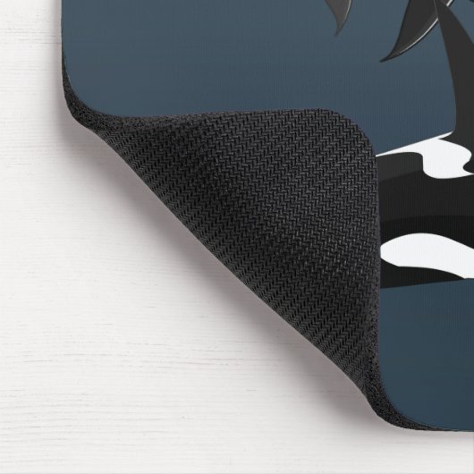 Orca Whale Mousepad Custom Killer Whale Mouse Pad (Ecke)
