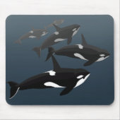 Orca Whale Mousepad Custom Killer Whale Mouse Pad (Vorne)