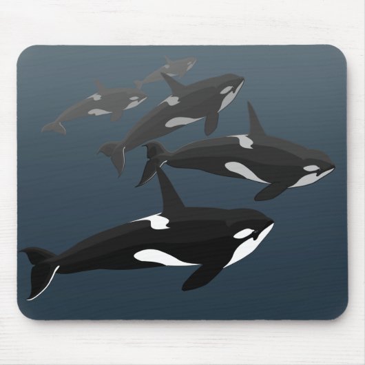 Orca Whale Mousepad Custom Killer Whale Mouse Pad (Vorne)