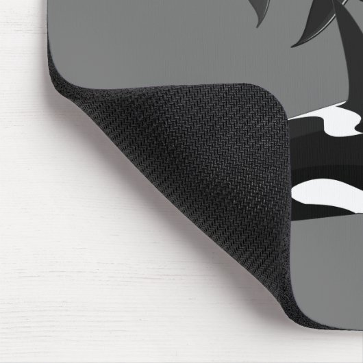 Orca Whale Mousepad Custom Killer Whale Mouse Pad (Ecke)