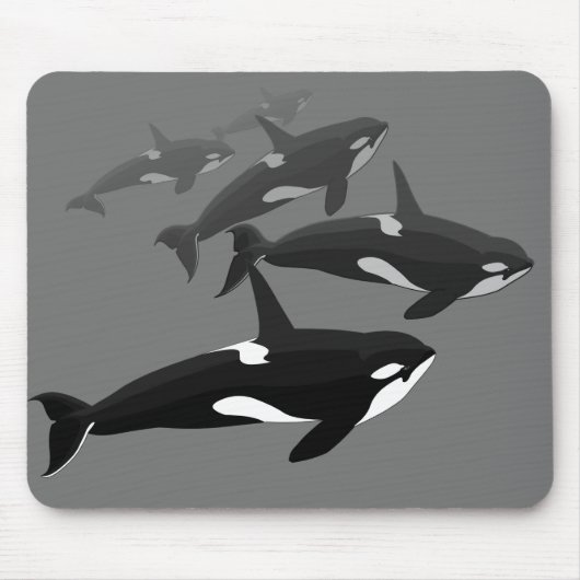 Orca Whale Mousepad Custom Killer Whale Mouse Pad (Vorne)
