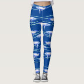 Orca Whale Muster Leggings (Vorderseite)