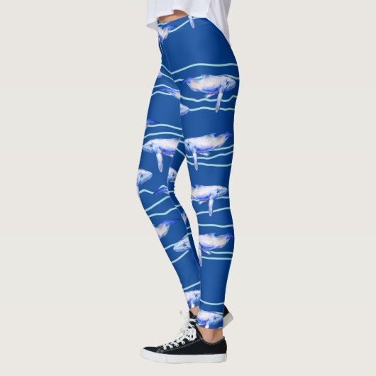 Orca Whale Muster  Leggings (Links)