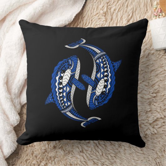 Orca Whale Ocean Animals Kissen (Decke)