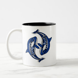 Orca Whale Ocean Animals Zweifarbige Tasse