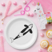 Orca Whale Pappteller (Party)