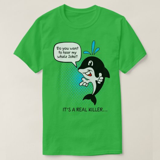 Orca Whale Pun Whale Lovers Gabe Jockey Funny Funn T-Shirt (Design vorne)