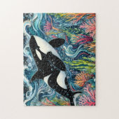 Orca Whale Puzzle (Vertikal)