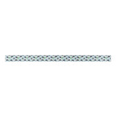 Orca Whale Satin Ribbon in Blue Satinband (Vorderseite)