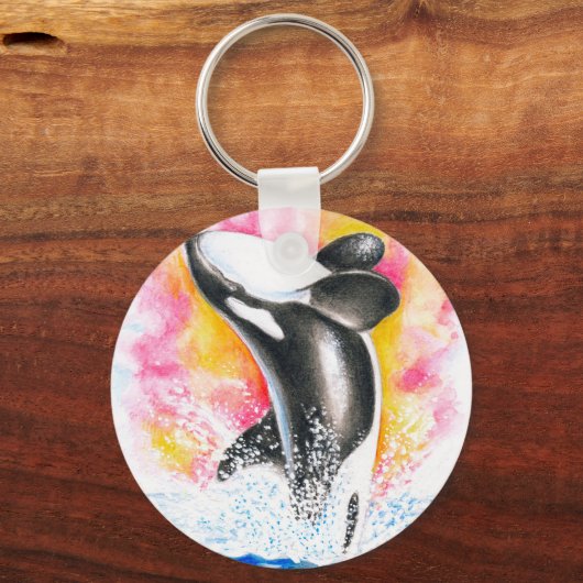 Orca Whale Schlüsselanhänger (Vorderseite)
