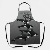 Orca Whale Schürze Killer Whale Schürze und Aufzug (Vorderseite)
