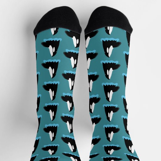 Orca Whale Socken (Oben)