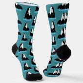 Orca Whale Socken (Gewinkelt)