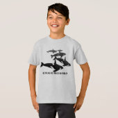 Orca Whale T - Shirt Nr. Pipelines Orca Shirts (Vorne ganz)