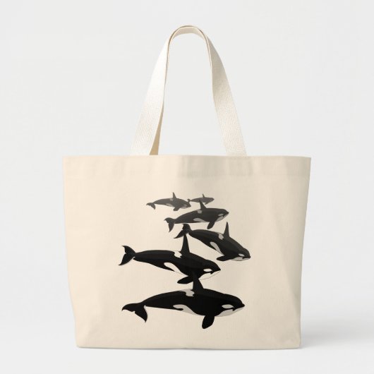 Orca Whale Tragetaschen Killer Whale Kunst Geschen (Vorne)
