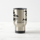 Orca Whale Travel Mug Personalisieren Killer Whale Reisebecher (Mittel)