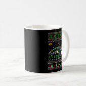 Orca Whale Ugly Christmas Sweaters Santa Sea Anima Kaffeetasse (VorderseiteRechts)