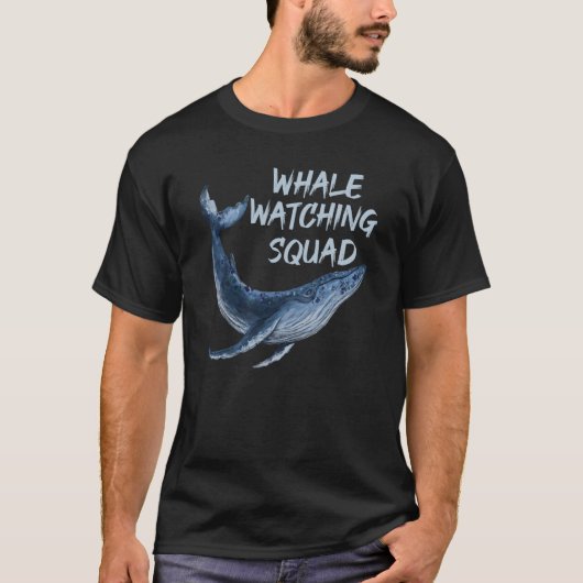 Orca Whale Watching Squad T-Shirt (Vorderseite)