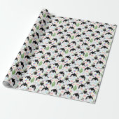 Orca Whale Wrapping Paper in White Geschenkpapier (Ungerollt)