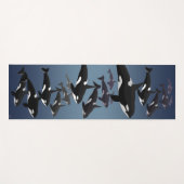 Orca Whale Yoga Mats Yogamatte (Vorderseite (Horizontal))