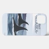 Orca Whales #1 - Juneau, Alaska Case-Mate iPhone Hülle (Rückseite (Horizontal))