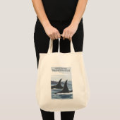 Orca Whales #1 - Lopez, Washington Tragetasche (Vorderseite (Produkt))