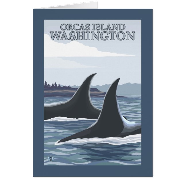 Orca Whales #1 - Orcas Island, Washington (Vorne)