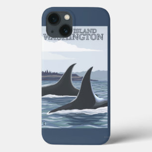 Orca Whales #1 - Orcas Island, Washington Case-Mate iPhone Hülle