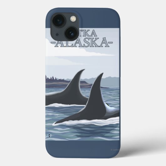 Orca Whales #1 - Sitka, Alaska Case-Mate iPhone Hülle (Rückseite)