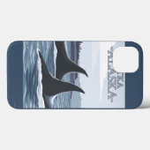 Orca Whales #1 - Sitka, Alaska Case-Mate iPhone Hülle (Rückseite (Horizontal))