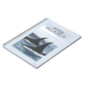Orca Whales #1 - Sitka, Alaska Notizblock (Linke Seite)