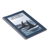 Orca Whales #1 - Wrangell, Alaska Notizblock (Rechte Seite)