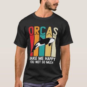 Orca Whales Haie Ozeantauchende Meerestiere T-Shirt
