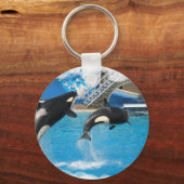 Orca Whales Keychain Schlüsselanhänger (Vorderseite)