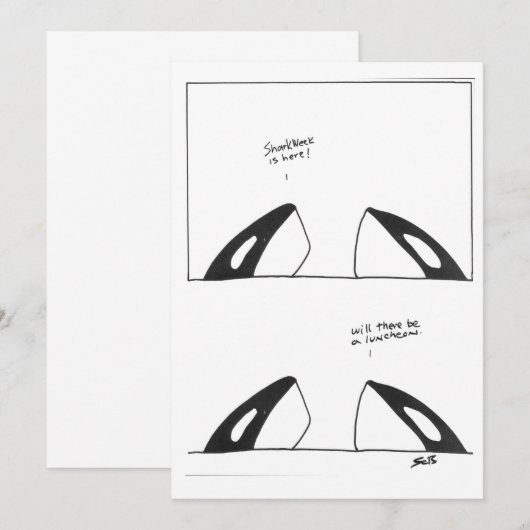 Orca Woche Einladung (Vorne/Hinten)