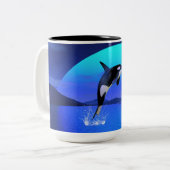 Orca Zweifarbige Tasse (Vorderseite Links)