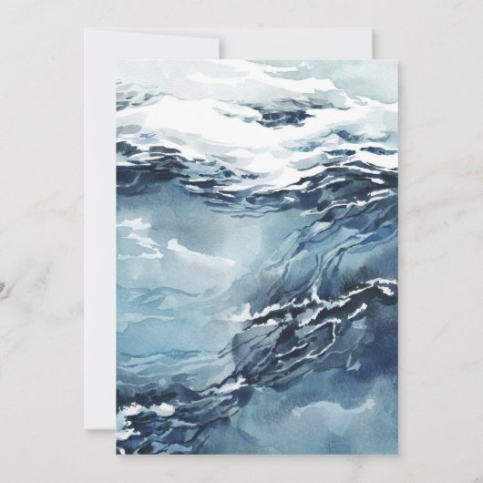 Orca Zweiter Geburtstag Einladung (Rückseite)