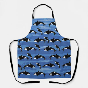 Orcas All-over-Print-Schürze Schürze