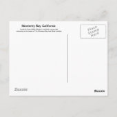Orcas auf der Monterey Bay Postkarte (Rückseite)