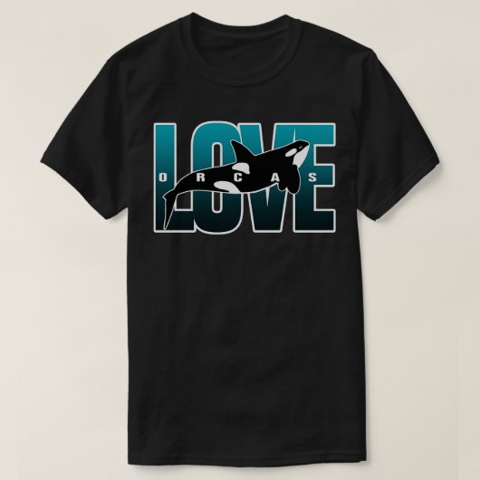 Orcas Conservation Orca Lover gerettet T-Shirt (Design vorne)