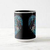 Orcas, das Geräusch des Ozeans, Tasse des Kaffees (Zentrum)