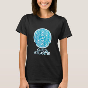 Orcas Delphine Meeresschildkröte Atlantis Symbol T T-Shirt